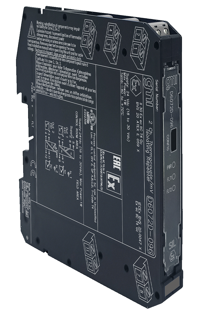 GMI D6072-096 SIL2 Повторитель для термопары/мВ источника