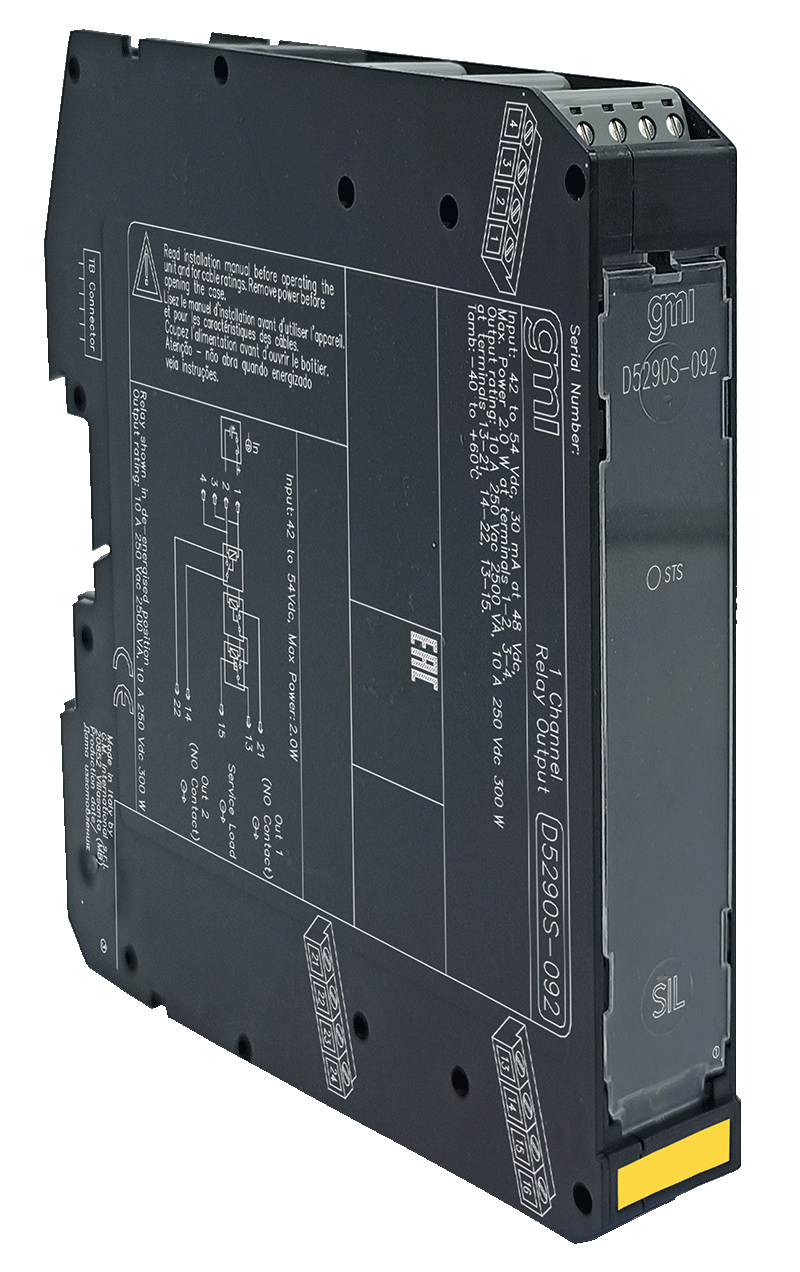 GMI D5290-092 Модуль релейного выхода 48 В пост. тока SIL3 для нагрузок 10 A NE