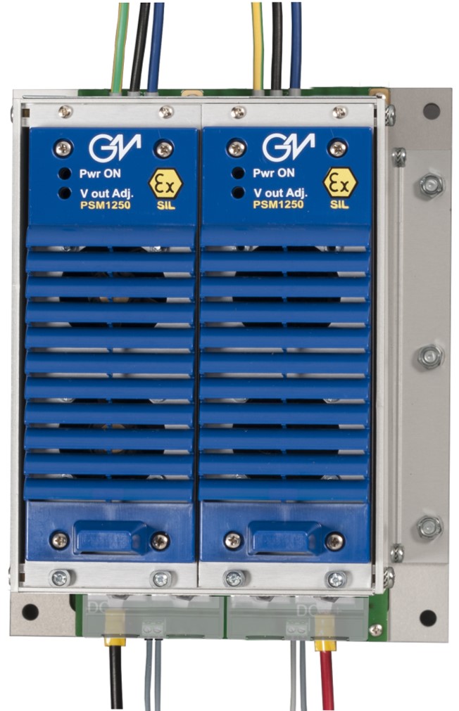 GMI PSS 1250-2-48  Система электропитания SIL3  7-дюймовая стойка с 2 модулями