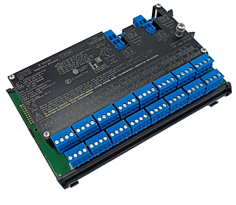 GMI D2010 Искробезопасный аналого-температурный мультиплексор на DIN-рейку