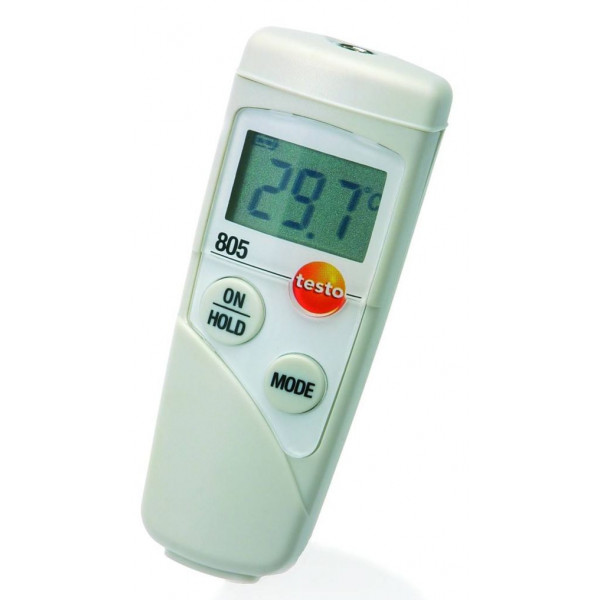 Карманный инфракрасный мини-термометр Testo 805 с защитным чехлом TopSafe № 0563 8051