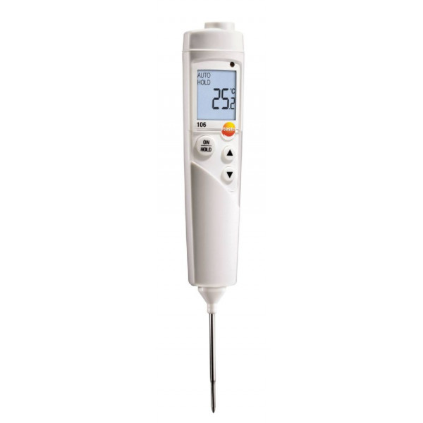 Компактный термометр для пищевого сектора с сигналом тревоги Testo 106 № 0560 1063