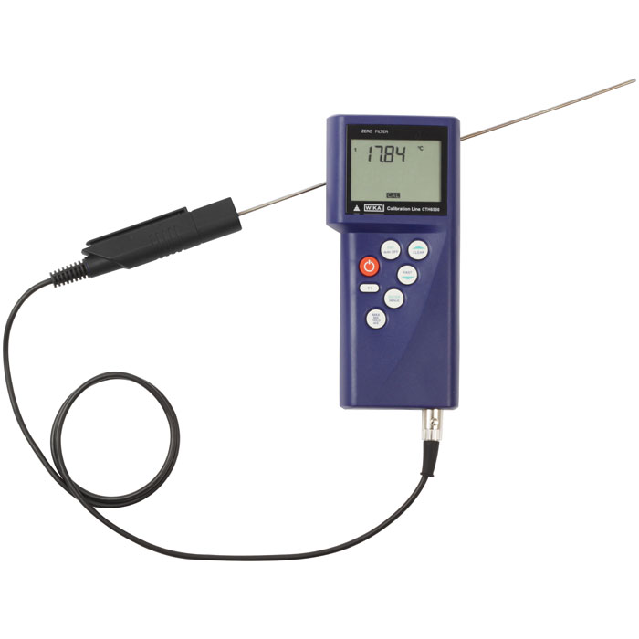 Переносной термометр, промышленное исполнение WIKA CTH6300,  CTH63I0