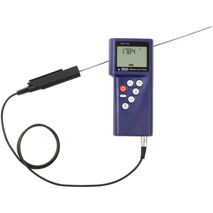 Переносной термометр, высокоточная версия WIKA CTH6500,  CTH65I0