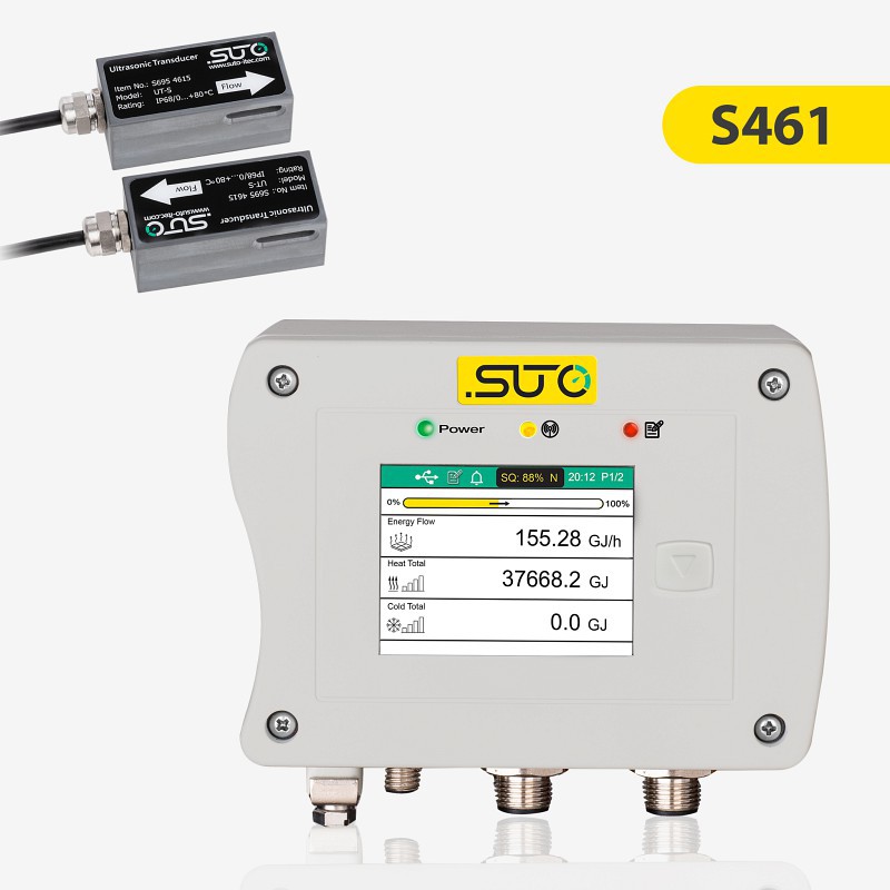 Ультразвуковой накладной расходомер воды и других жидкостей SUTO S461