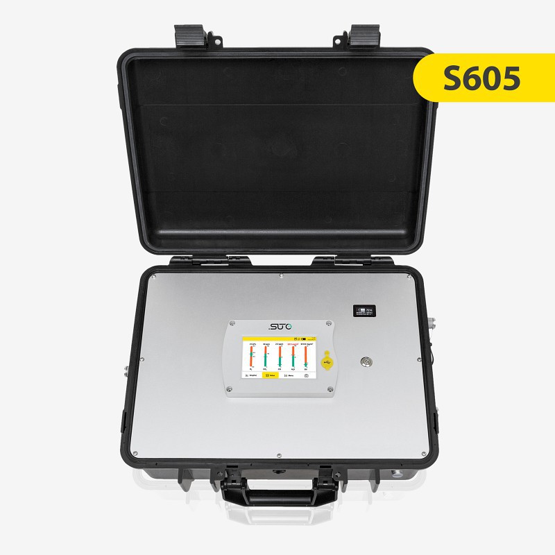 Портативный прибор для проверки качества сжатого воздуха в баллонах дыхательных аппаратов SUTO S605
