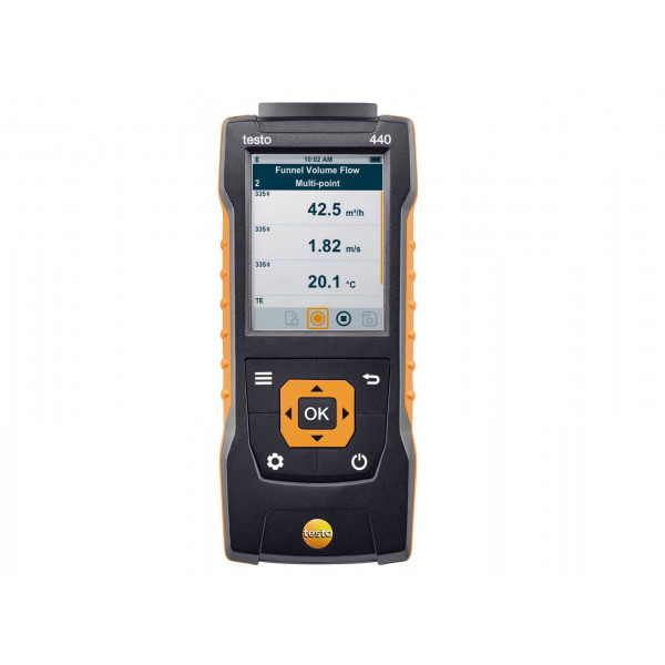 Прибор для измерения скорости и оценки качества воздуха в помещении Testo 440 № 0560 4401