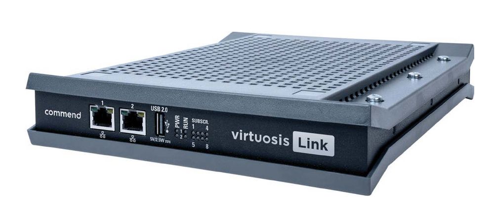 Commend VirtuoSIS Link IP-конвертер для подключения до 8 цифровых переговорных станций